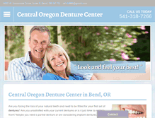 Tablet Screenshot of centraloregondenturecenter.com